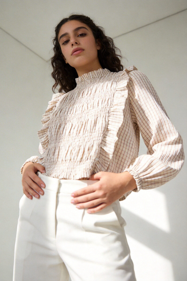 BLUSA ARMONIAS TEEN CUADROS