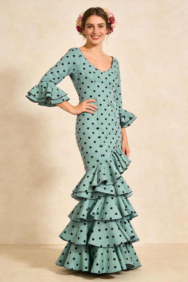 TRAJE FLAMENCA LOLITA LUNARES GRANDES