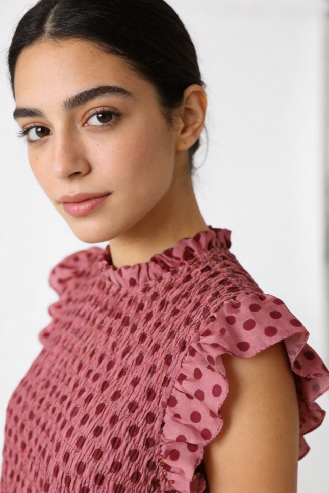 VESTIDO ARMONIAS TEEN LUNARES