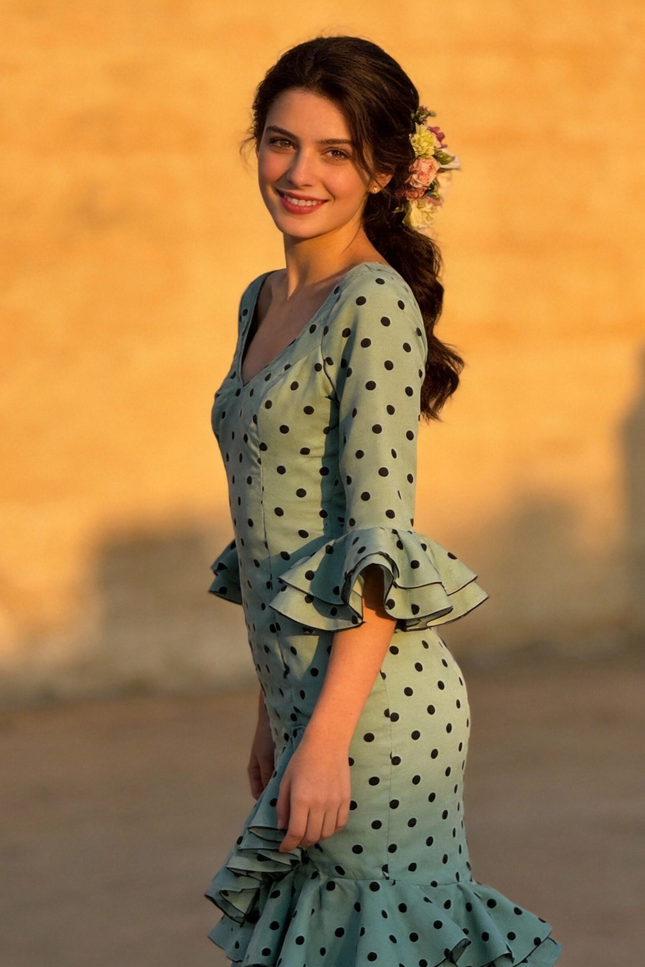 TRAJE FLAMENCA LOLITA LUNARES GRANDES