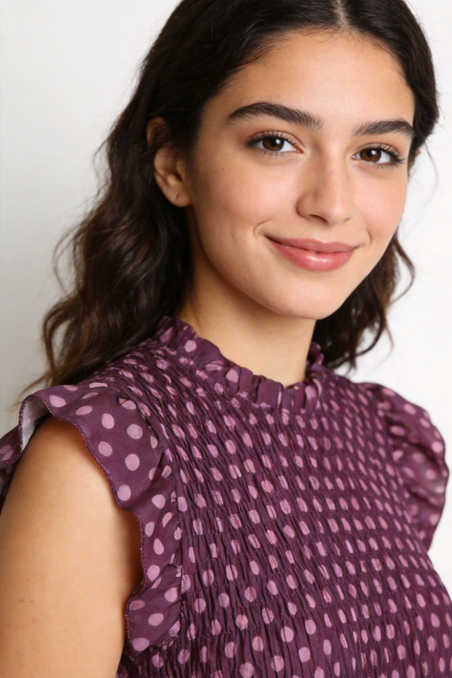 VESTIDO ARMONIAS TEEN LUNARES