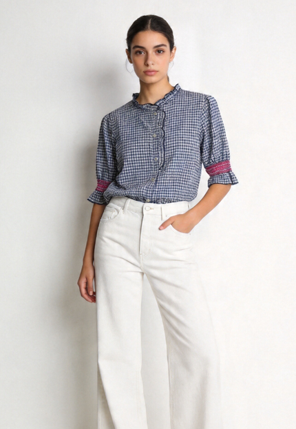 BLUSA ARMONIAS TEEN BORDADOS