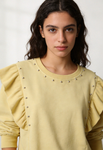 SUDADERA ARMONIAS TEEN TACHUELAS