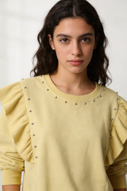 SUDADERA ARMONIAS TEEN TACHUELAS