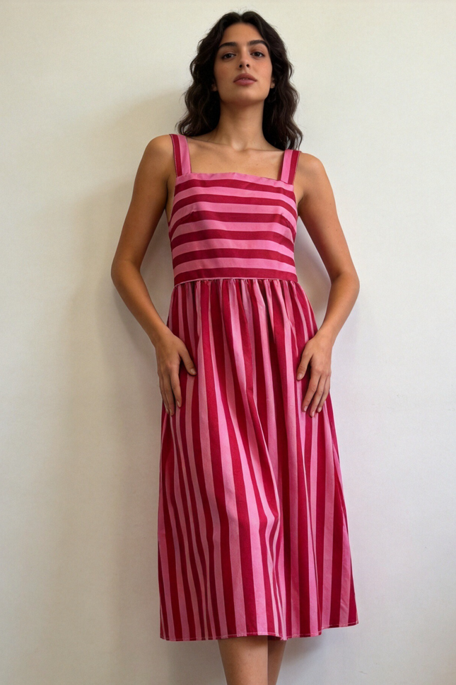 VESTIDO ARMONIAS TEEN RAYAS