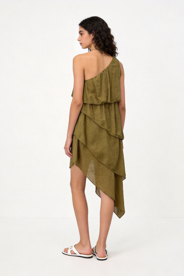 VESTIDO ARMONIAS TEEN ASIMÉTRICO