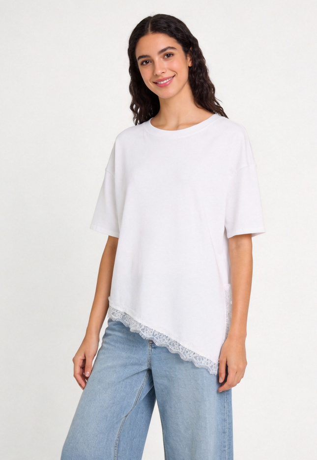 CAMISETA ARMONIAS ENCAJE