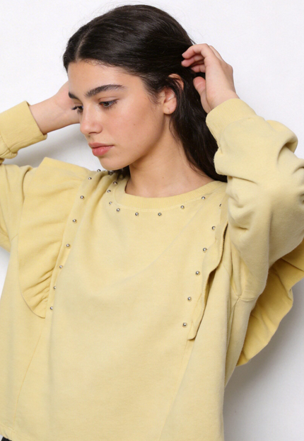 SUDADERA ARMONIAS TEEN TACHUELAS