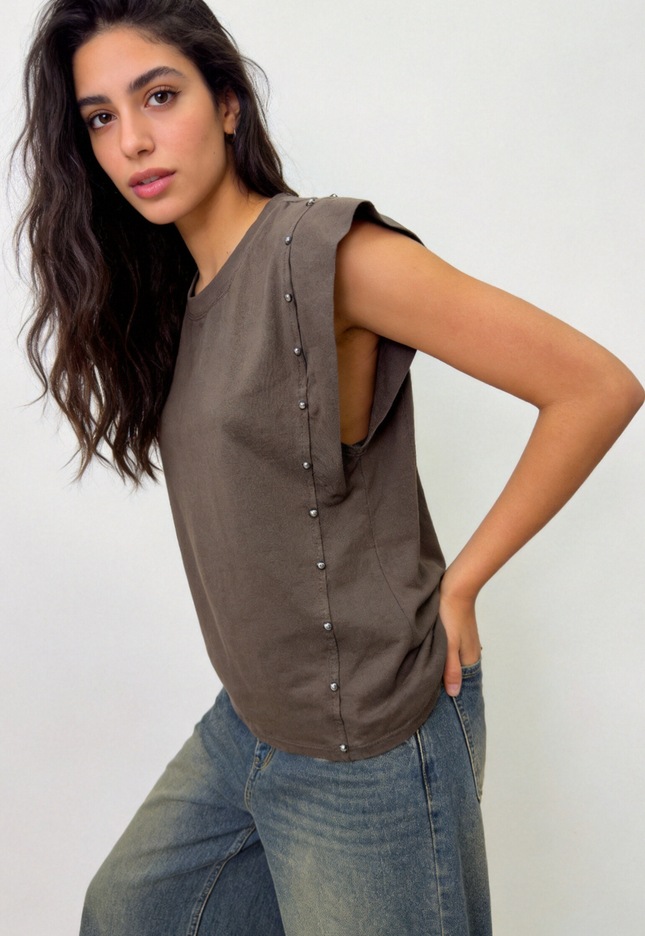 CAMISETA ARMONIAS TEEN TACHUELAS
