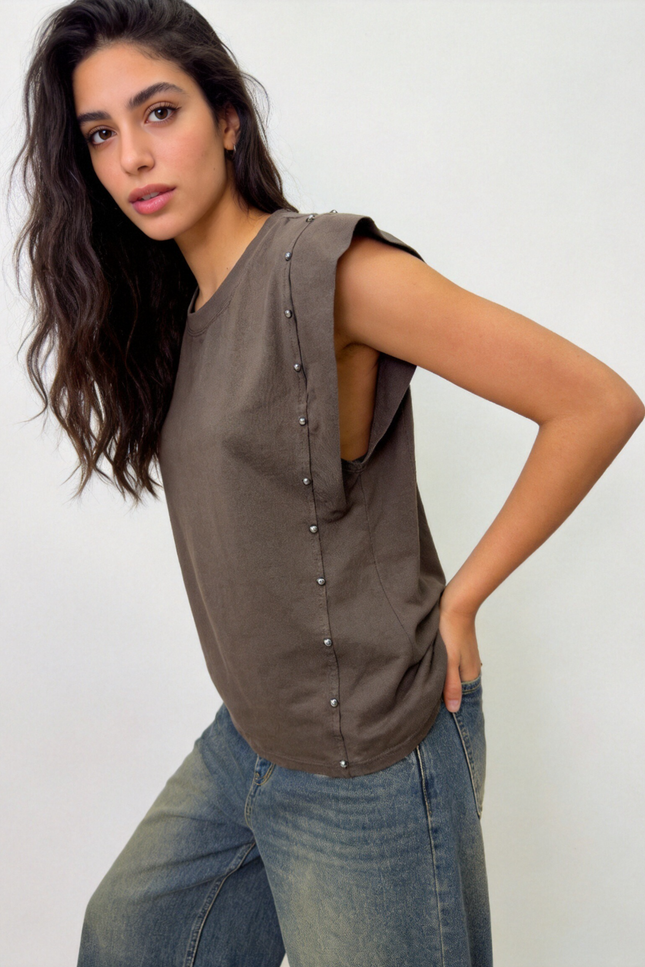CAMISETA ARMONIAS TEEN TACHUELAS