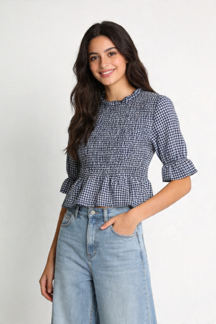 BLUSA ARMONIAS TEEN CUADROS