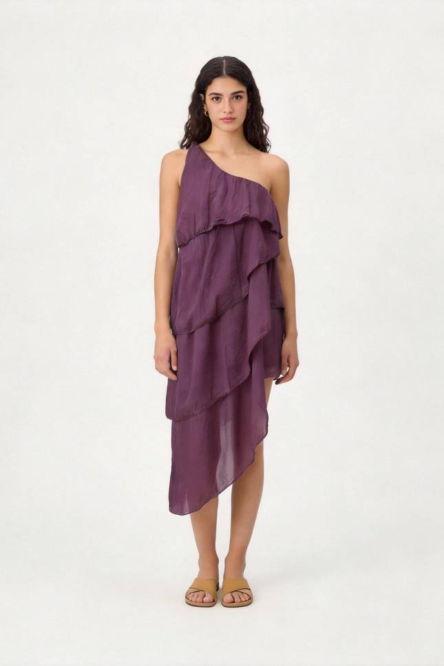 VESTIDO ARMONIAS TEEN ASIMÉTRICO