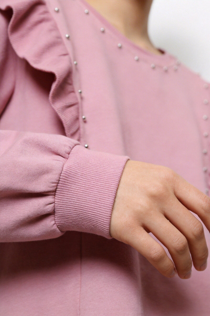 SUDADERA ARMONIAS TEEN TACHUELAS