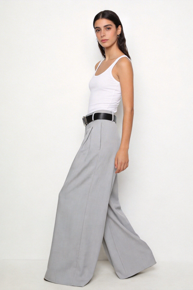 PANTALÓN ARMONIAS LARGO CINTURÓN