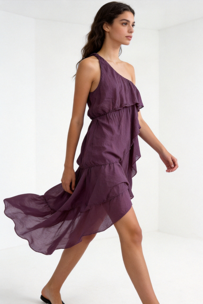 VESTIDO ARMONIAS TEEN ASIMÉTRICO