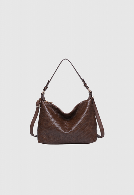 BOLSO DONNA ALESSIA EFECTO TRENZADO