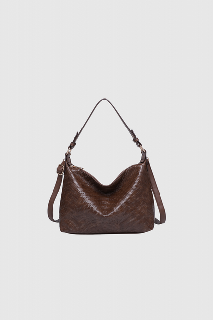 BOLSO DONNA ALESSIA EFECTO TRENZADO