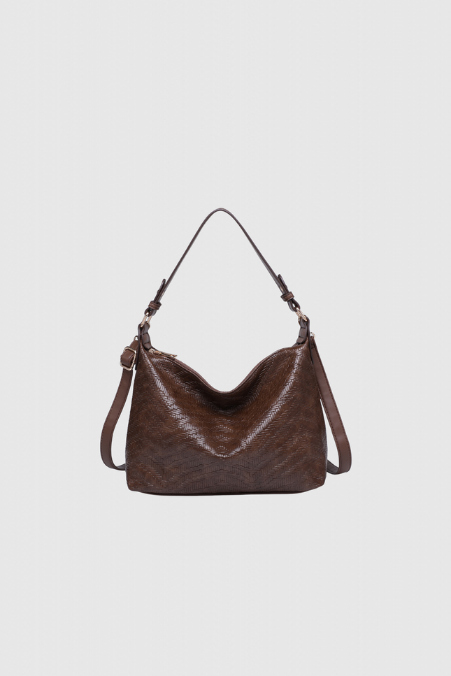 BOLSO DONNA ALESSIA EFECTO TRENZADO