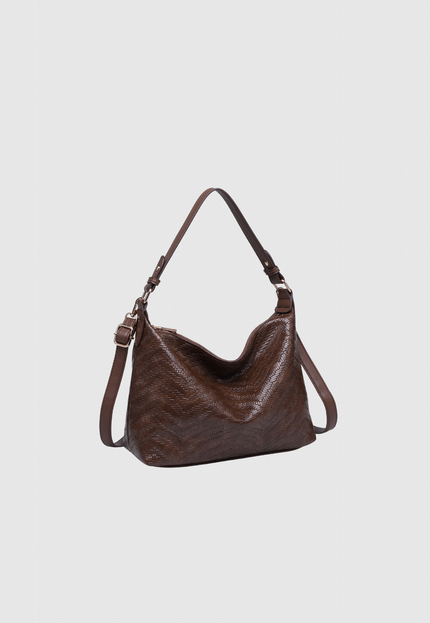 BOLSO DONNA ALESSIA EFECTO TRENZADO