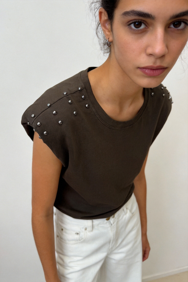 CAMISETA ARMONIAS TEEN HOMBRERAS