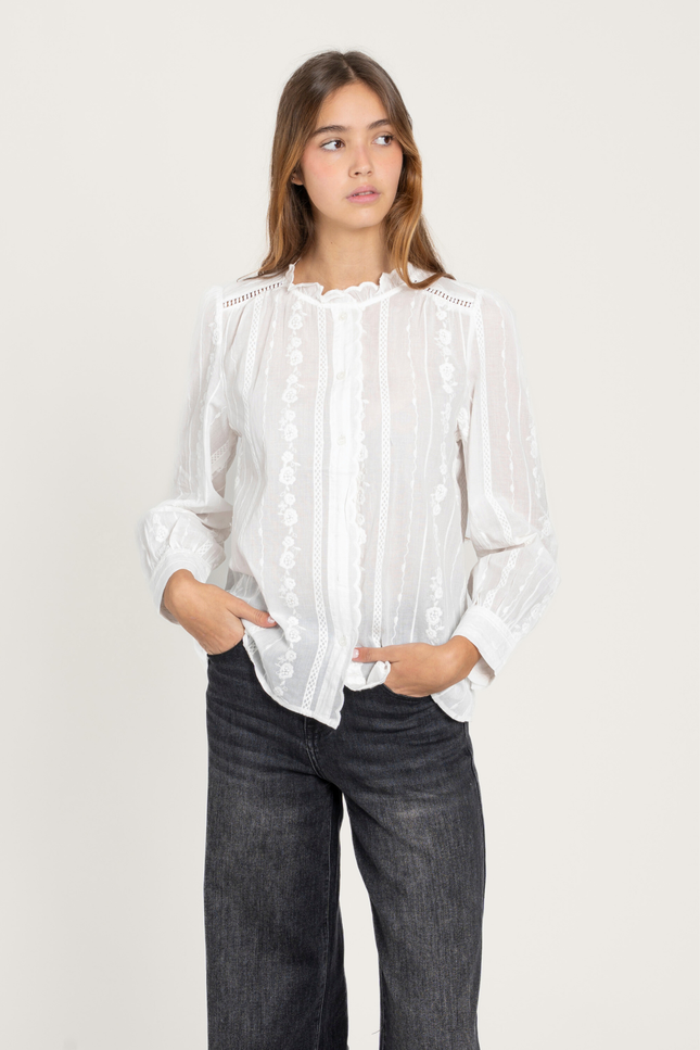 CAMISA ARMONIAS BORDADOS