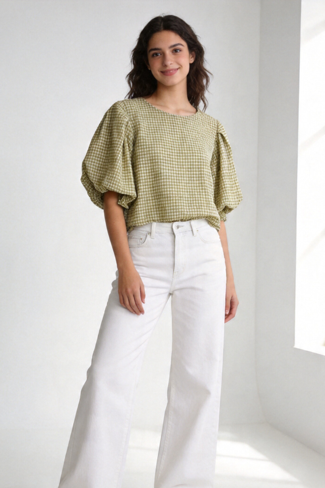 BLUSA ARMONIAS TEEN CUADROS