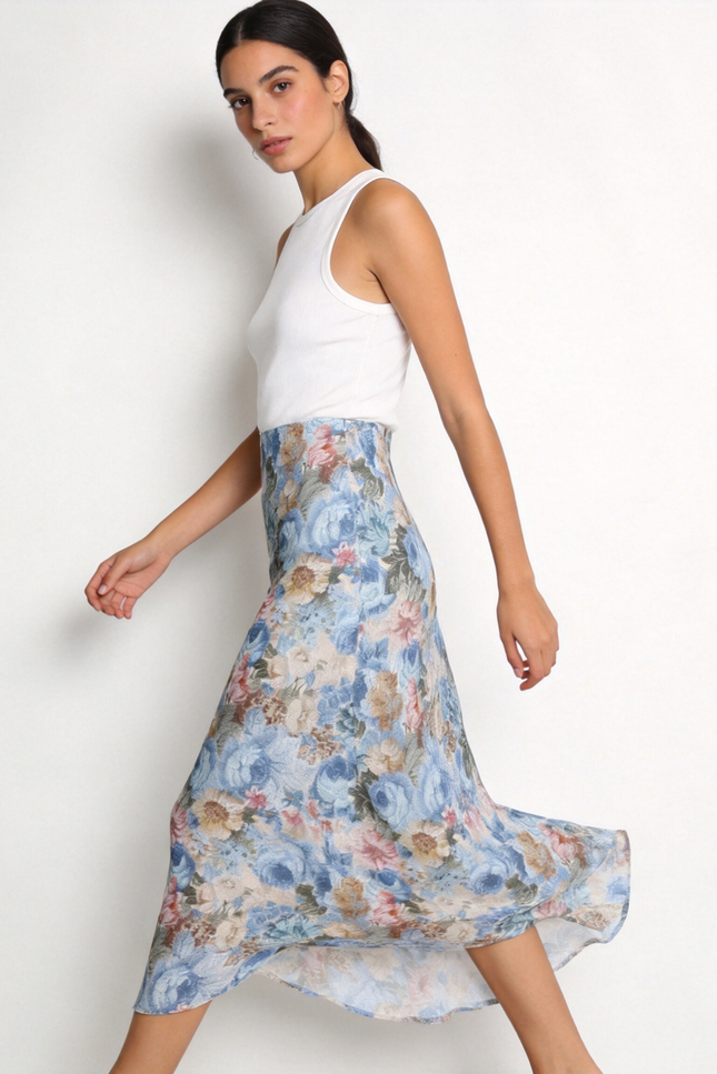 FALDA ARMONIAS FLORES