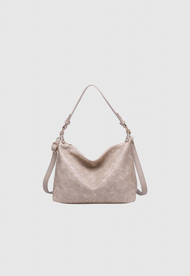 BOLSO DONNA ALESSIA EFECTO TRENZADO