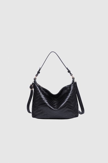 BOLSO DONNA ALESSIA EFECTO TRENZADO