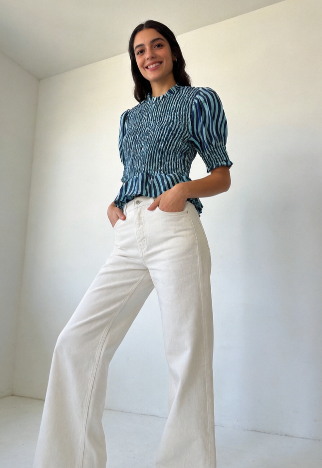 BLUSA ARMONIAS TEEN ONDULADOS