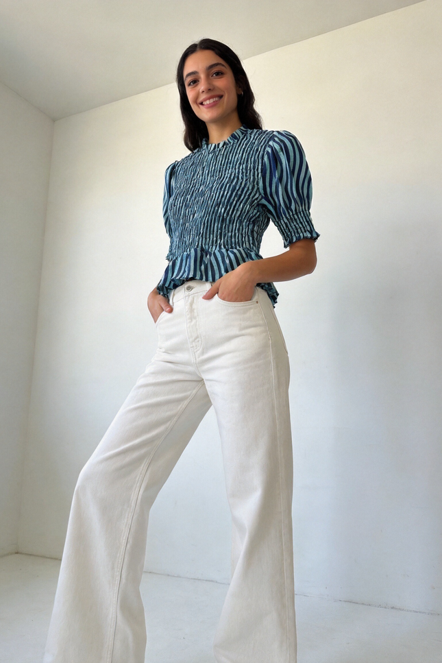 BLUSA ARMONIAS TEEN ONDULADOS