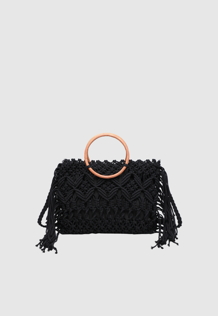 BOLSO DONNA ALESSIA ASA MADERA