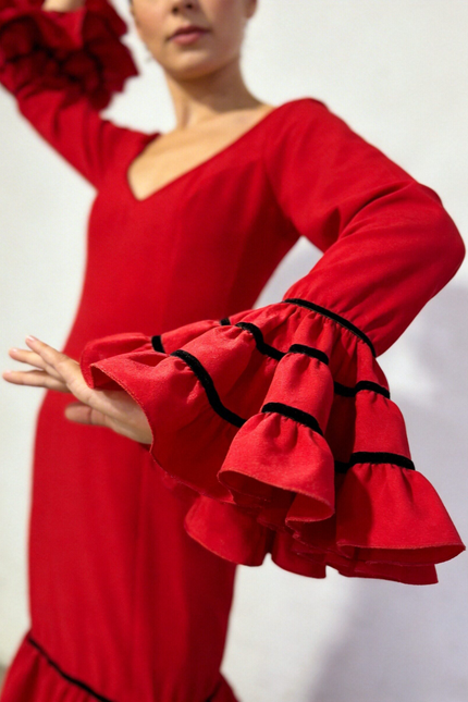 TRAJE FLAMENCA SRA ROSALÍA LISO