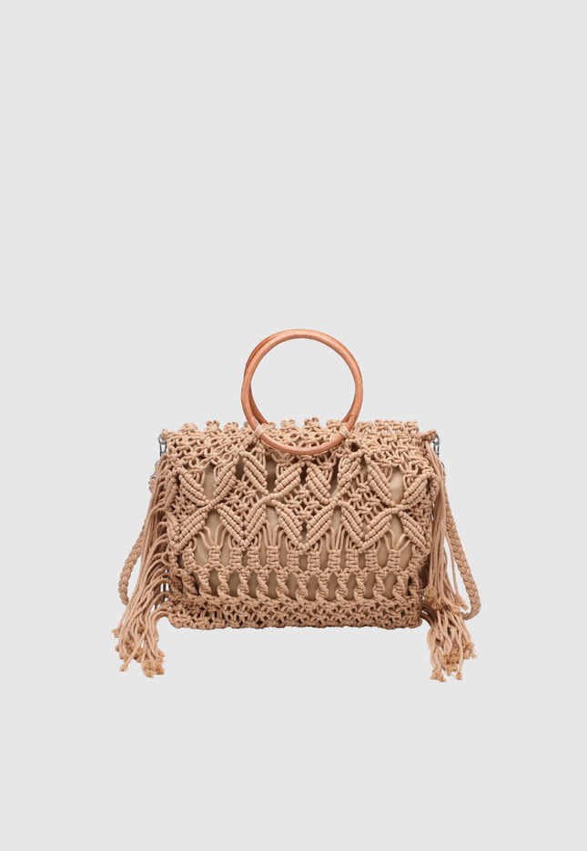 BOLSO DONNA ALESSIA ASA MADERA