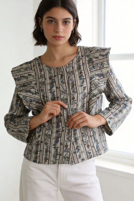 CHAQUETA ARMONIAS TEEN TEXTURA