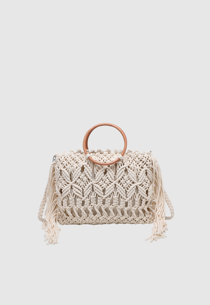 BOLSO DONNA ALESSIA ASA MADERA
