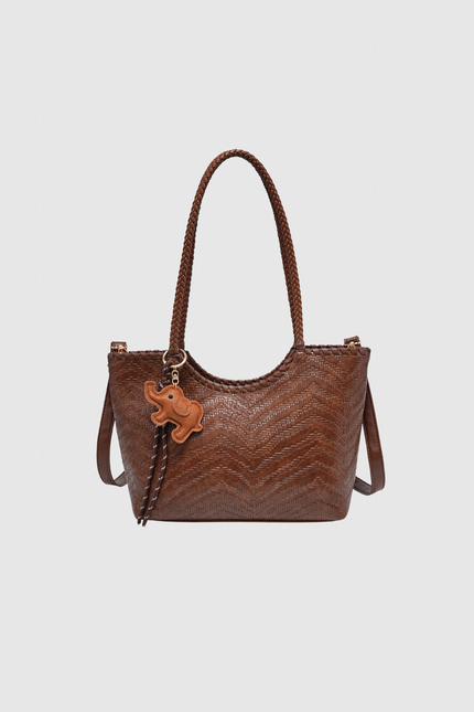 BOLSO DONNA ALESSIA EFECTO TRENZADO
