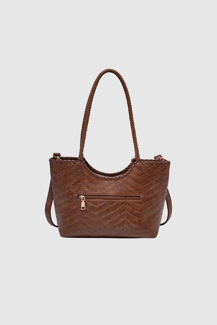 BOLSO DONNA ALESSIA EFECTO TRENZADO