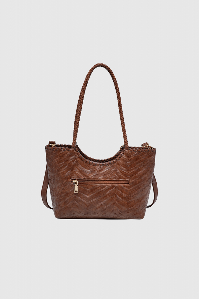 BOLSO DONNA ALESSIA EFECTO TRENZADO