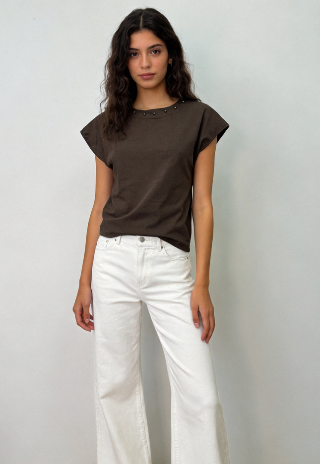 CAMISETA ARMONIAS TEEN TACHUELAS