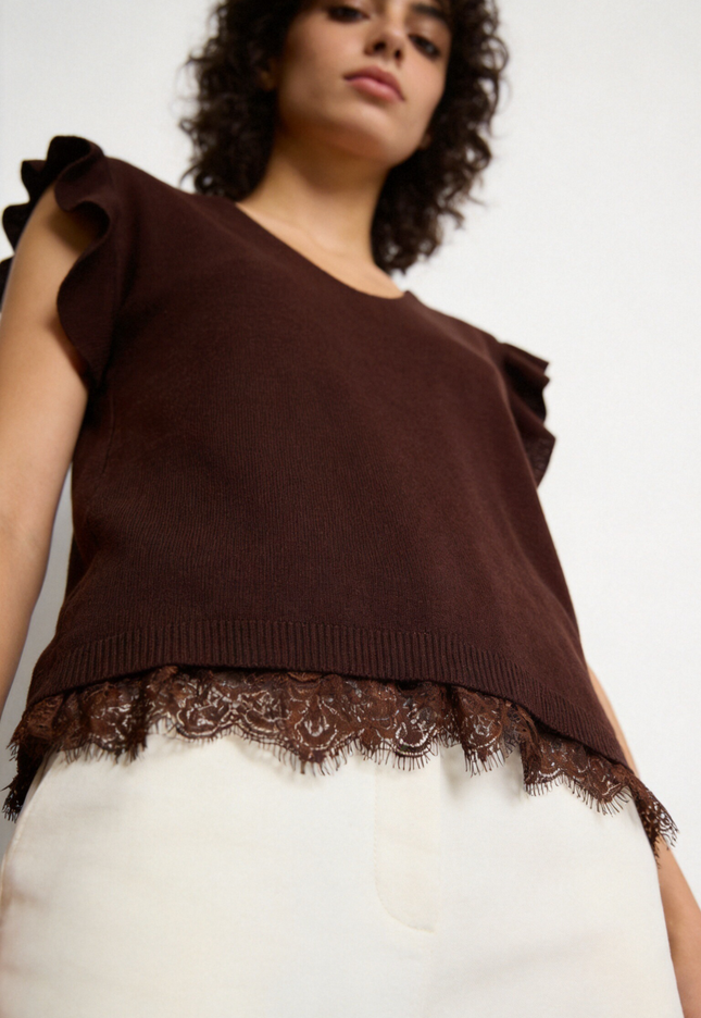 BLUSA ARMONIAS ENCAJE