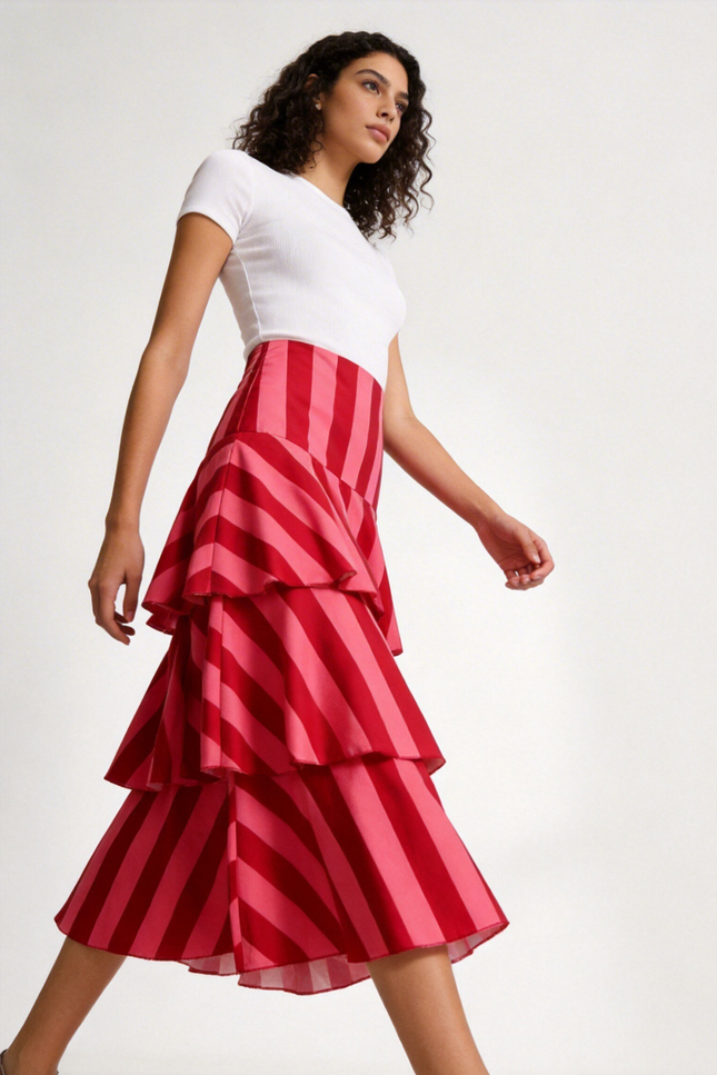 FALDA ARMONIAS TEEN RAYAS