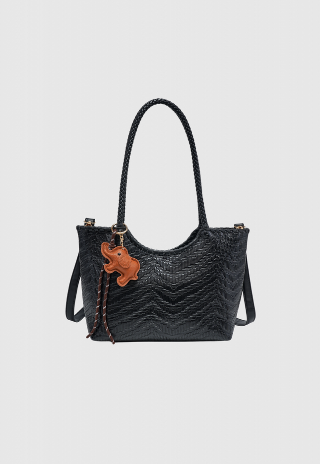 BOLSO DONNA ALESSIA EFECTO TRENZADO