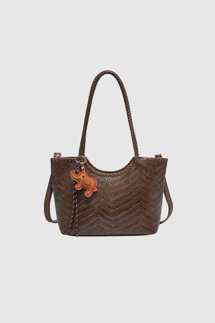 BOLSO DONNA ALESSIA EFECTO TRENZADO