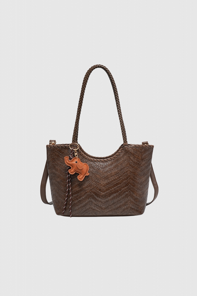 BOLSO DONNA ALESSIA EFECTO TRENZADO