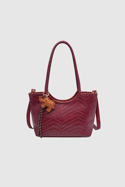 BOLSO DONNA ALESSIA EFECTO TRENZADO