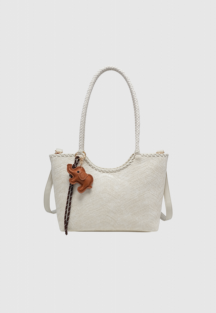 BOLSO DONNA ALESSIA EFECTO TRENZADO