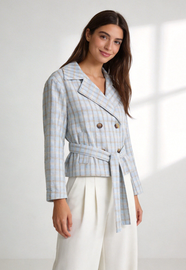 CHAQUETA ARMONIAS CUADROS