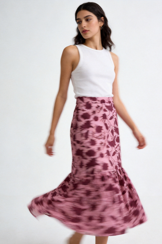 FALDA ARMONIAS TEEN FLORES
