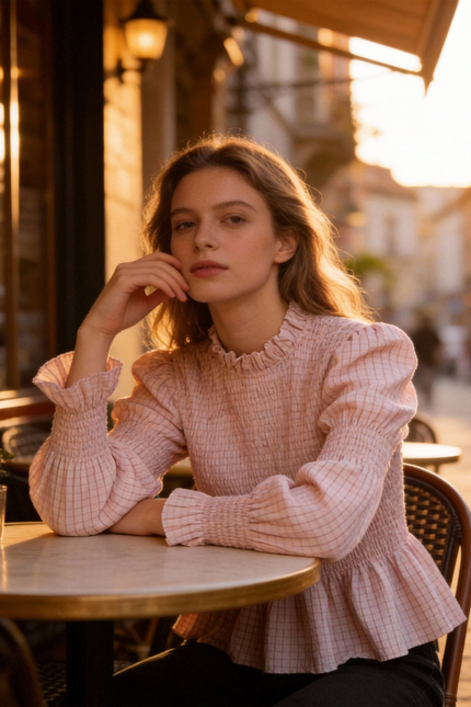 BLUSA ARMONIAS TEEN CUADROS